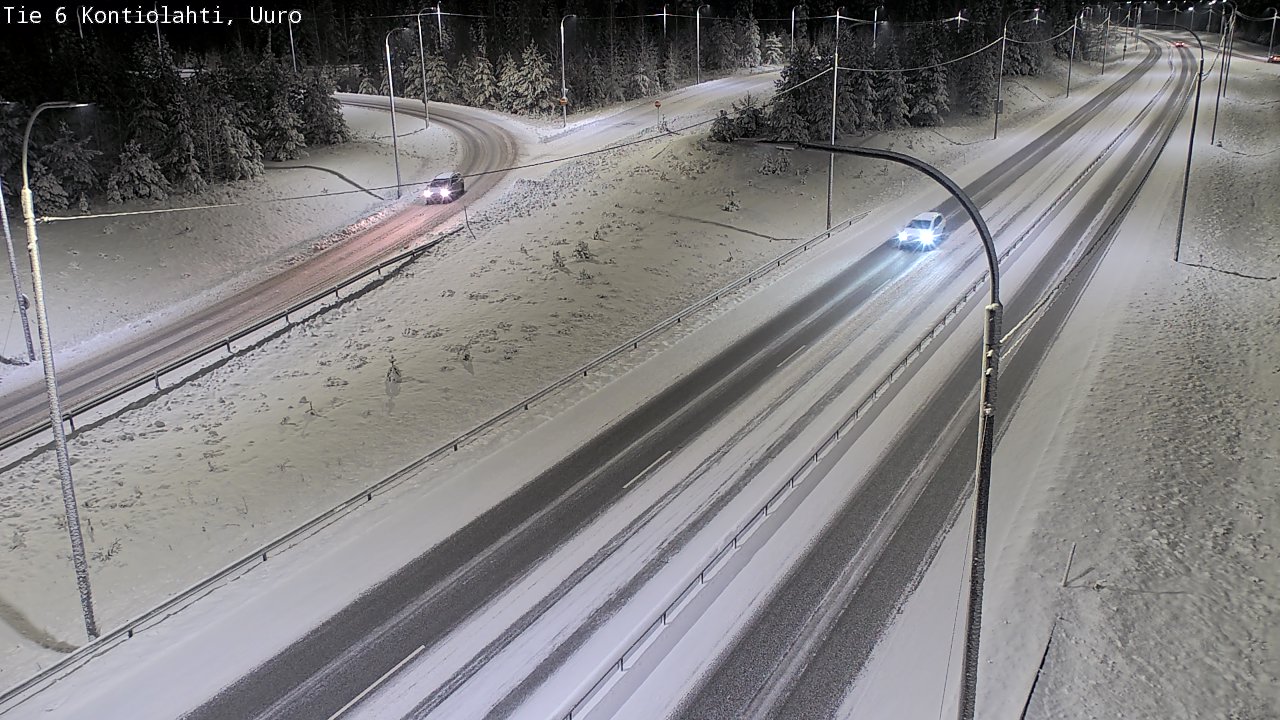 Kelikamerat Kuva Tie 6 Kontiolahti, Uuro, Kontiolahti, Pohjois-Karjala