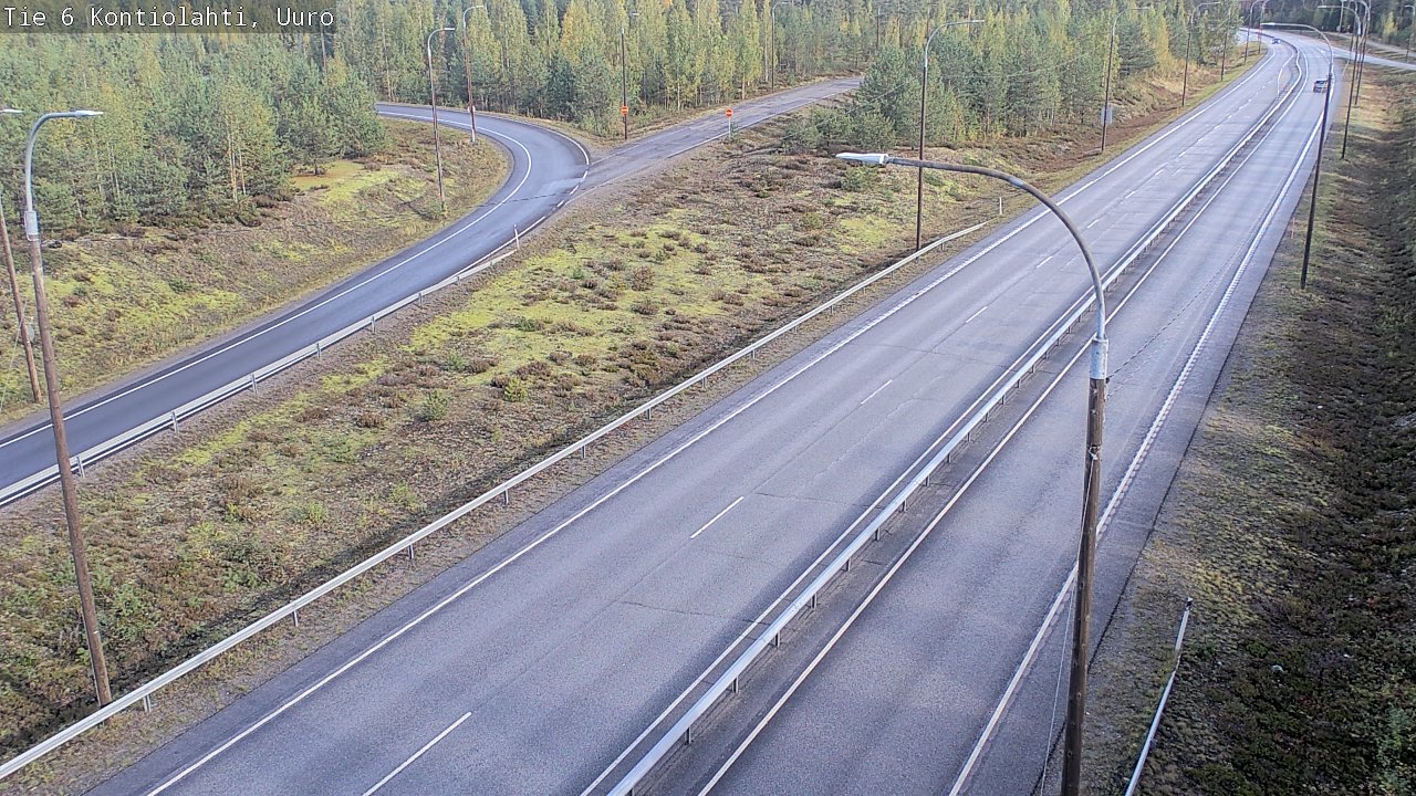Kelikamerat Kuva Tie 6 Kontiolahti, Uuro, Kontiolahti, Pohjois-Karjala
