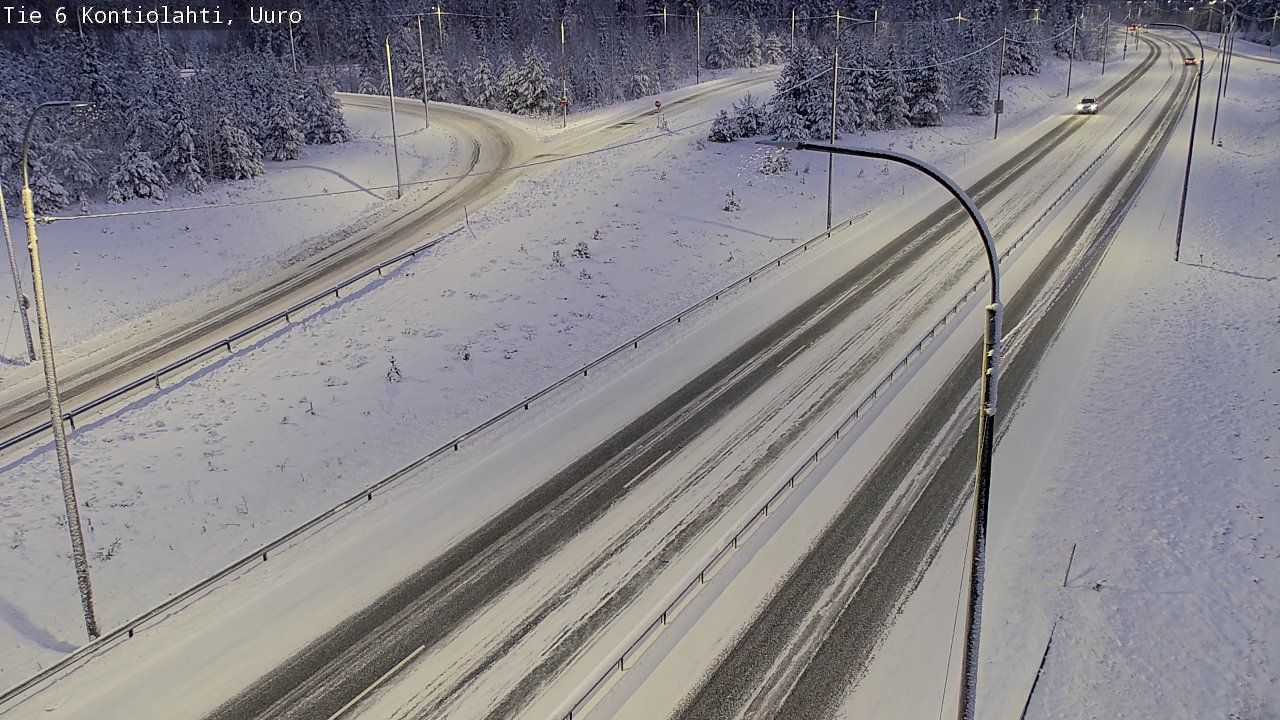 Kelikamerat Kuva Tie 6 Kontiolahti, Uuro, Kontiolahti, Pohjois-Karjala