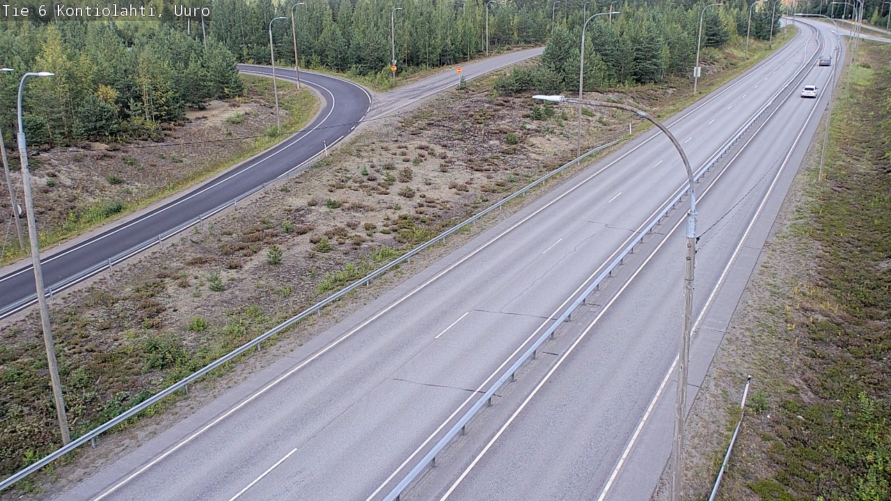 Kelikamerat Kuva Tie 6 Kontiolahti, Uuro, Kontiolahti, Pohjois-Karjala