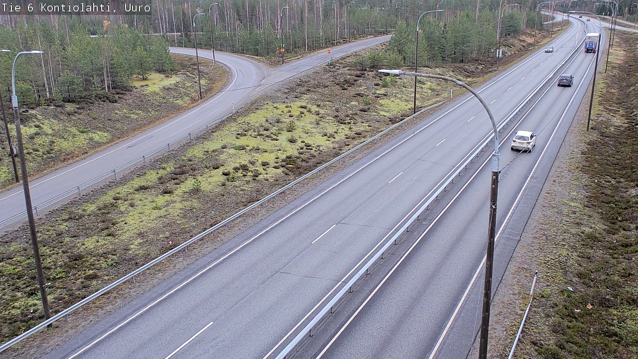 Kelikamerat Kuva Tie 6 Kontiolahti, Uuro, Kontiolahti, Pohjois-Karjala