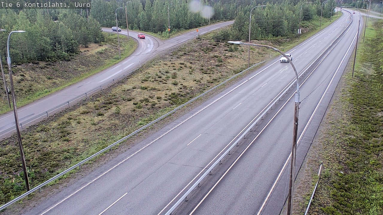 Weather Camera Image Väg 6 Kontiolax, Uuro, Kontiolahti, Pohjois-Karjala