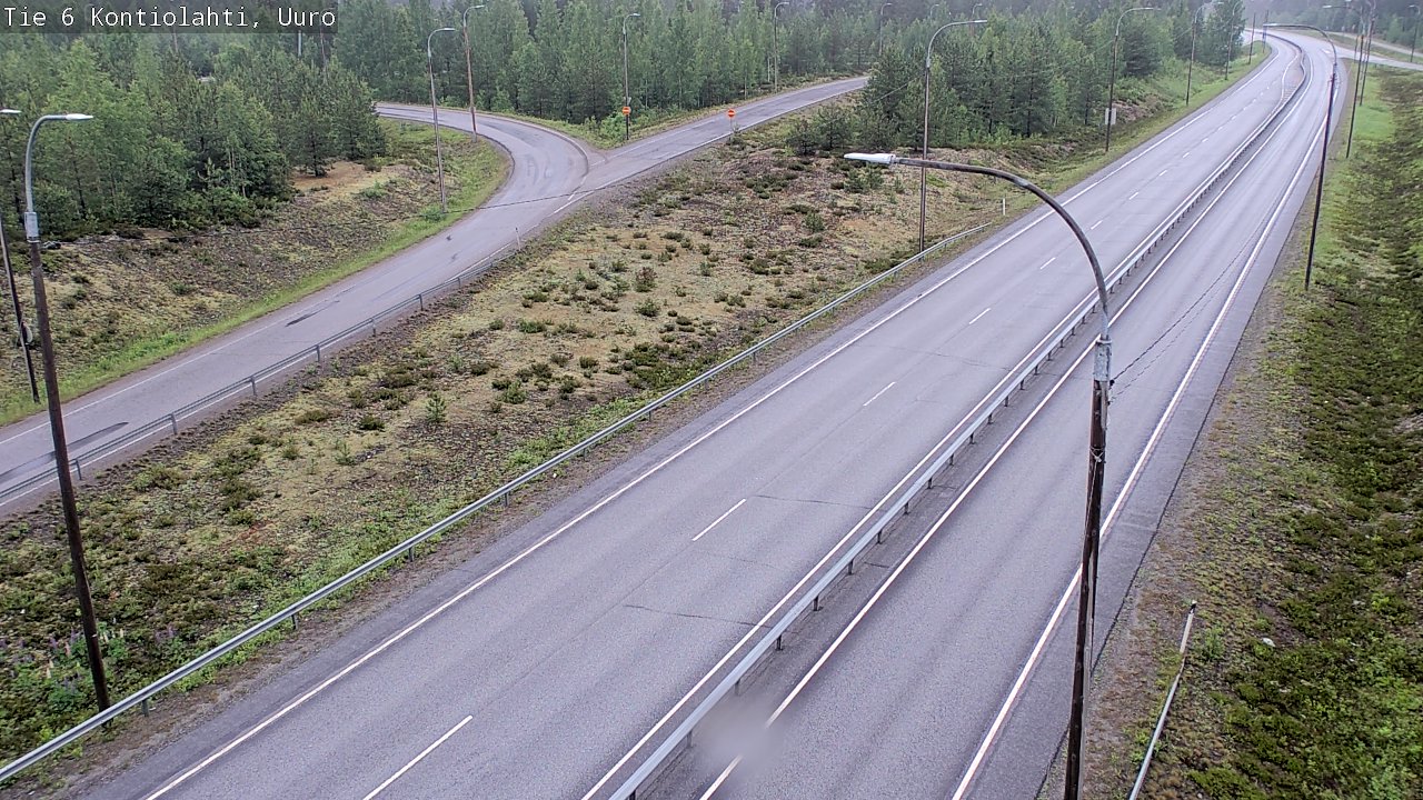 Kelikamerat Kuva Tie 6 Kontiolahti, Uuro, Kontiolahti, Pohjois-Karjala