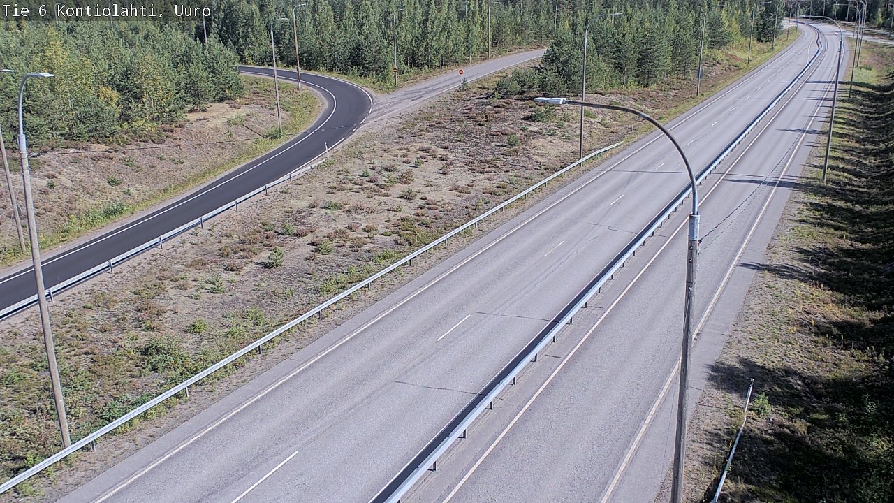 Kelikamerat Kuva Tie 6 Kontiolahti, Uuro, Kontiolahti, Pohjois-Karjala