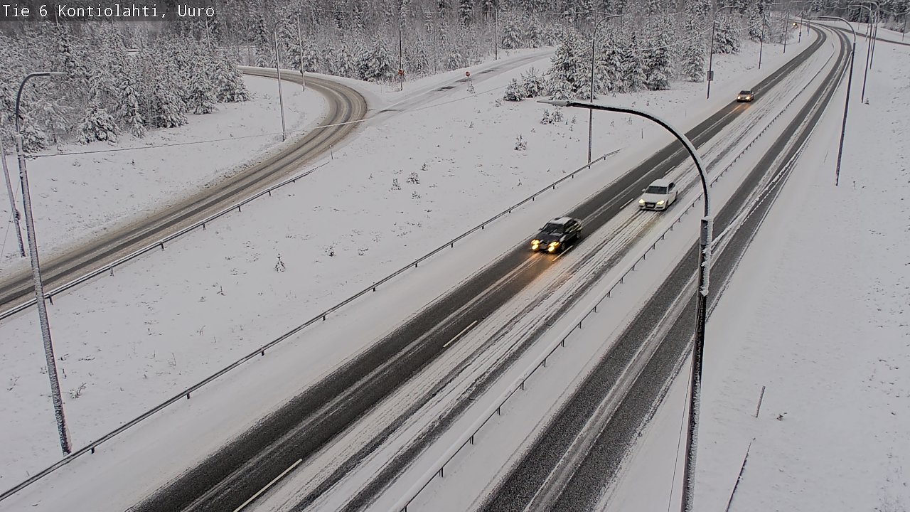 Kelikamerat Kuva Tie 6 Kontiolahti, Uuro, Kontiolahti, Pohjois-Karjala