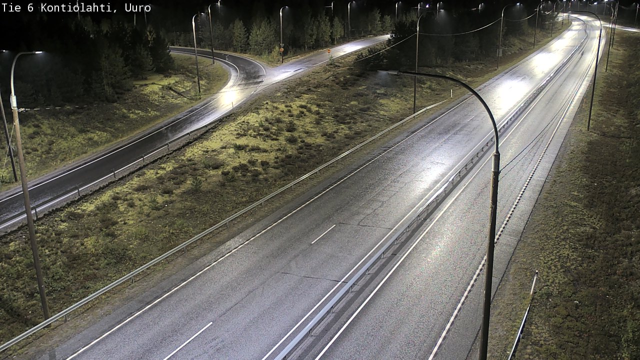 Weather Camera Image Road 6 Kontiolahti, Uuro, Kontiolahti, Pohjois-Karjala