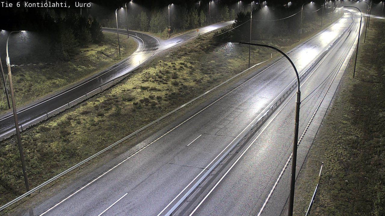 Weather Camera Image Road 6 Kontiolahti, Uuro, Kontiolahti, Pohjois-Karjala