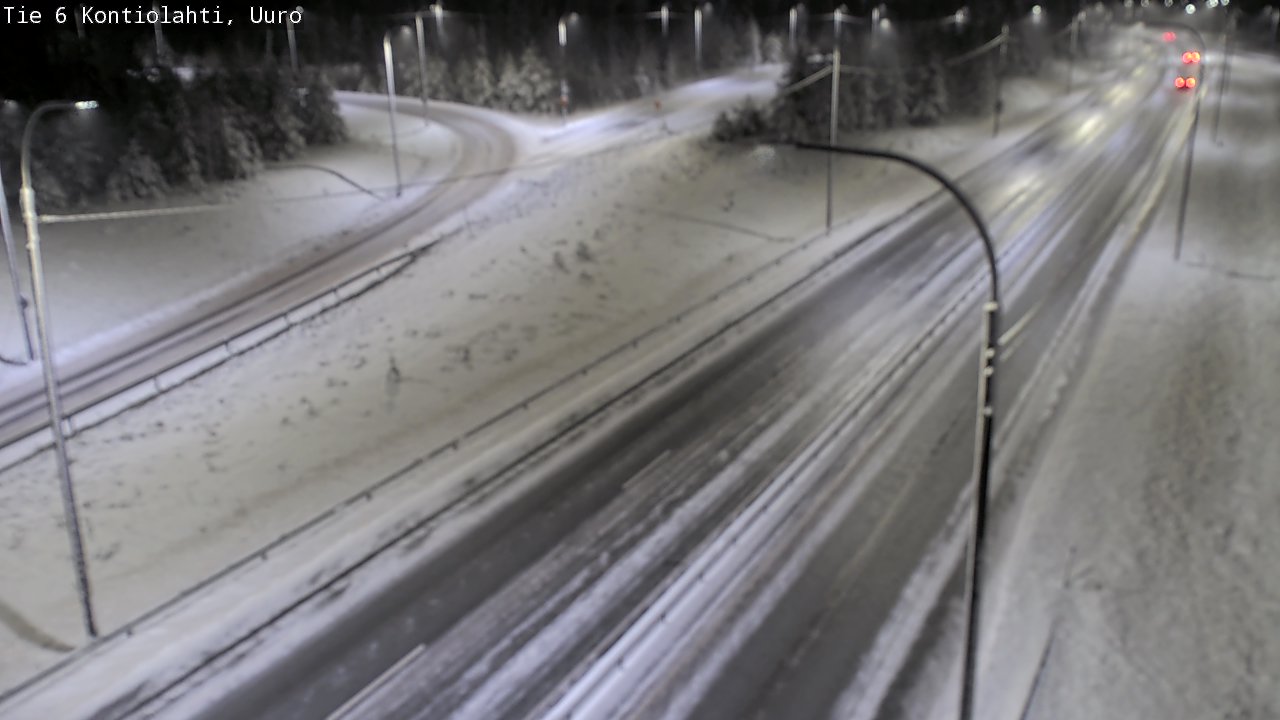 Weather Camera Image Väg 6 Kontiolax, Uuro, Kontiolahti, Pohjois-Karjala