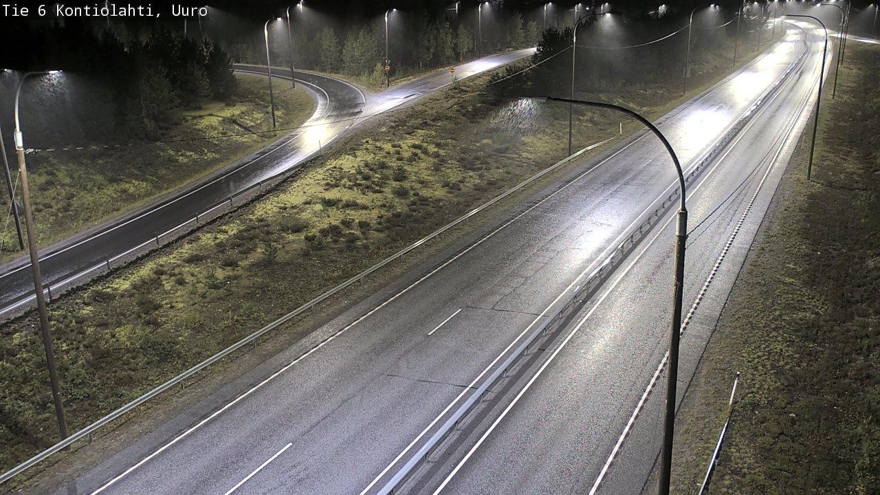 Weather Camera Image Road 6 Kontiolahti, Uuro, Kontiolahti, Pohjois-Karjala