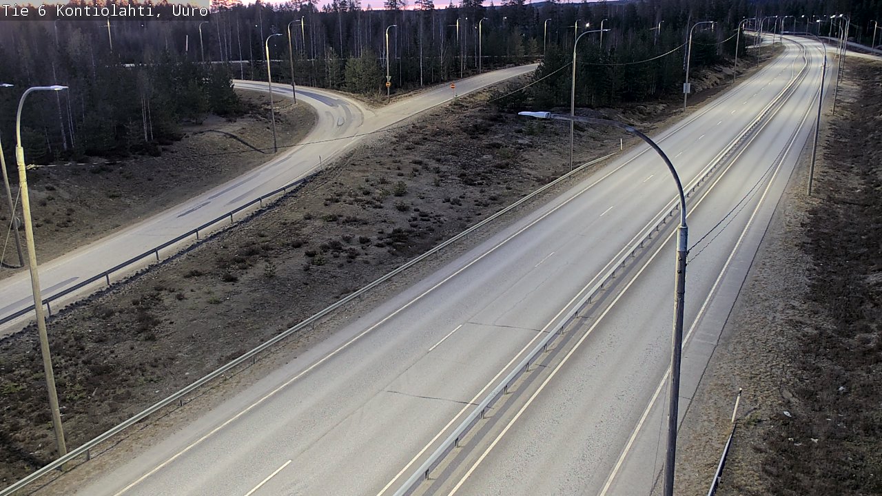 Kelikamerat Kuva Tie 6 Kontiolahti, Uuro, Kontiolahti, Pohjois-Karjala