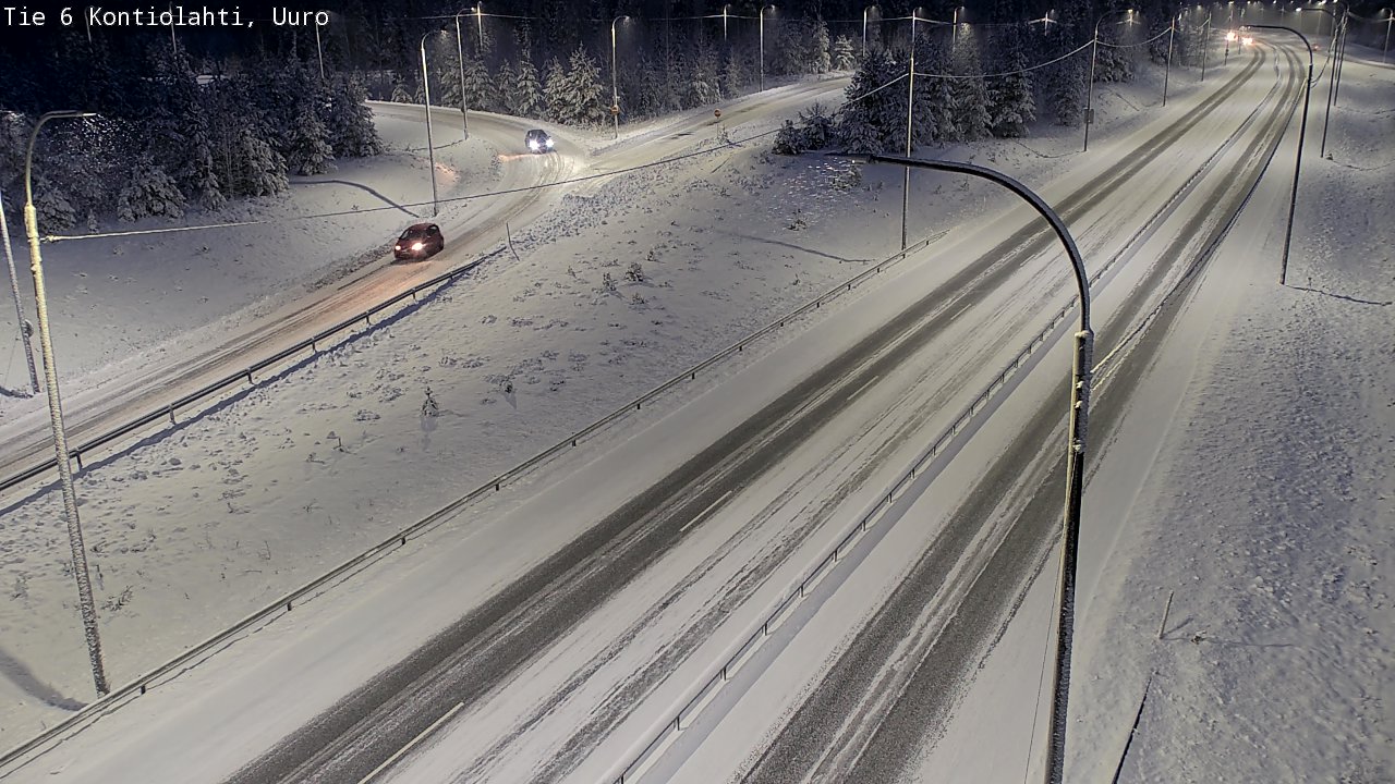 Kelikamerat Kuva Tie 6 Kontiolahti, Uuro, Kontiolahti, Pohjois-Karjala