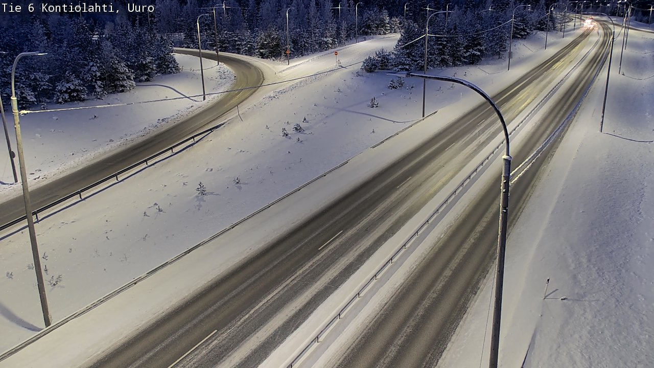 Kelikamerat Kuva Tie 6 Kontiolahti, Uuro, Kontiolahti, Pohjois-Karjala