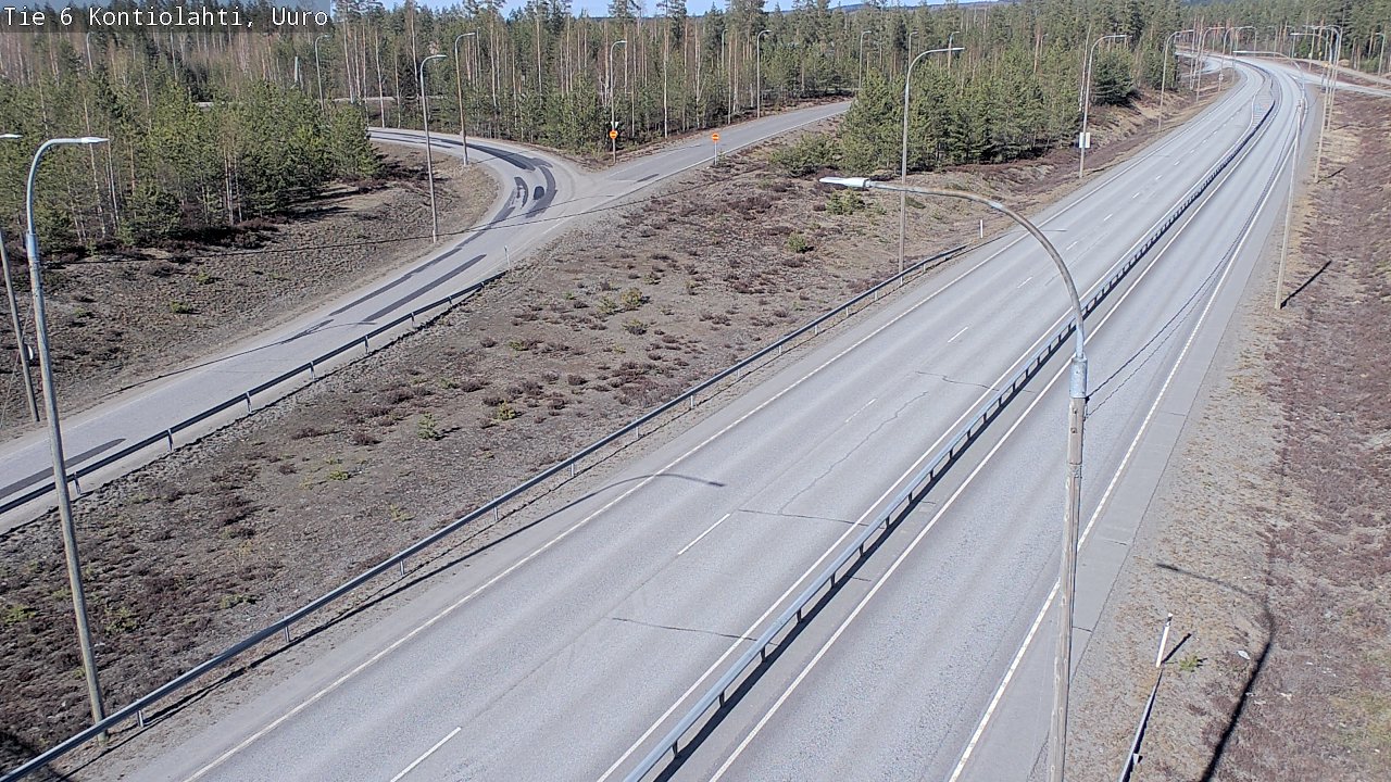 Kelikamerat Kuva Tie 6 Kontiolahti, Uuro, Kontiolahti, Pohjois-Karjala