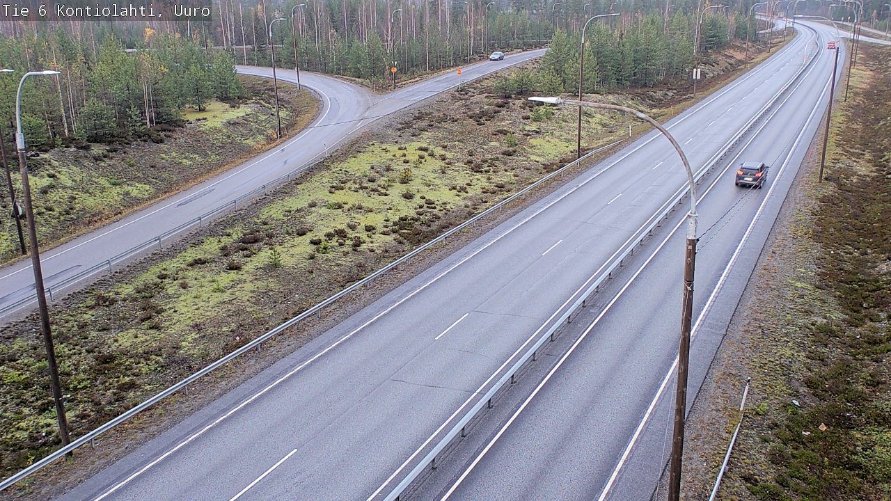 Kelikamerat Kuva Tie 6 Kontiolahti, Uuro, Kontiolahti, Pohjois-Karjala