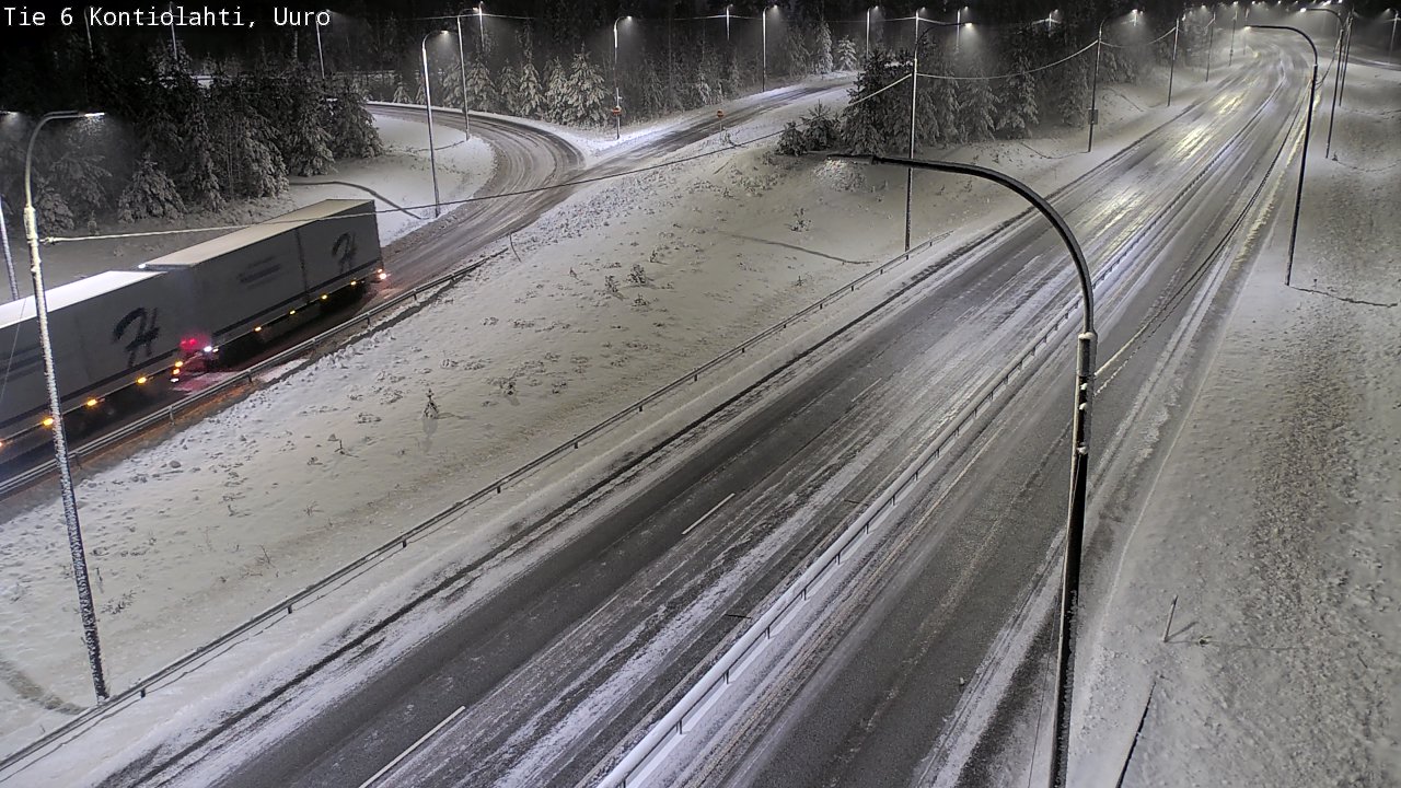Weather Camera Image Väg 6 Kontiolax, Uuro, Kontiolahti, Pohjois-Karjala