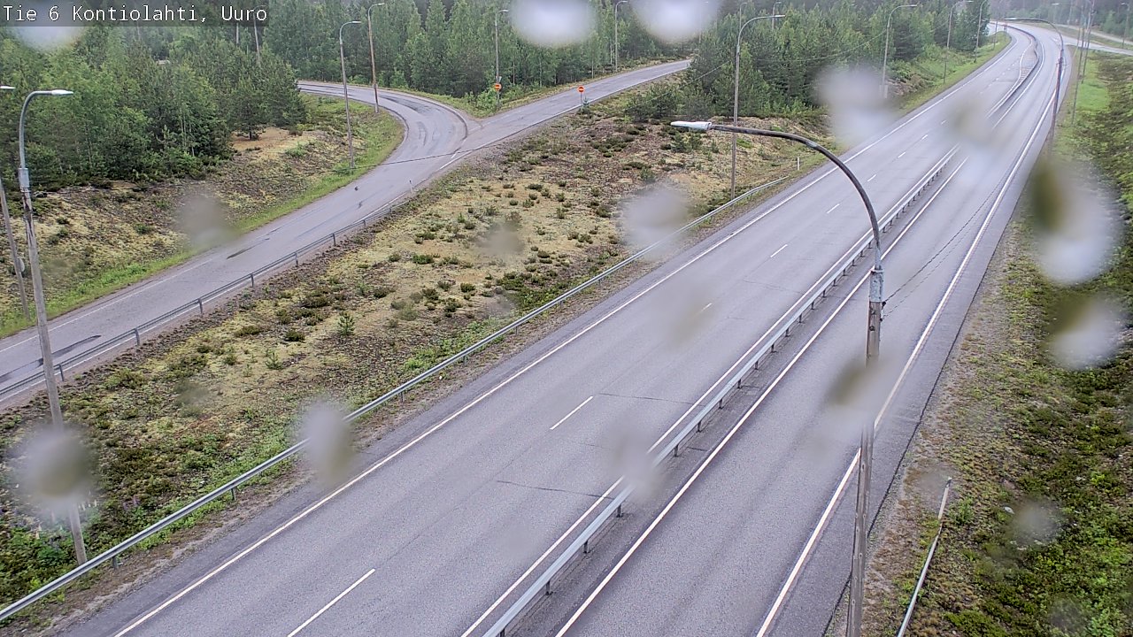 Kelikamerat Kuva Tie 6 Kontiolahti, Uuro, Kontiolahti, Pohjois-Karjala