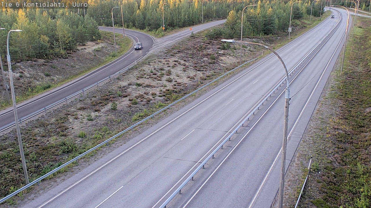 Kelikamerat Kuva Tie 6 Kontiolahti, Uuro, Kontiolahti, Pohjois-Karjala