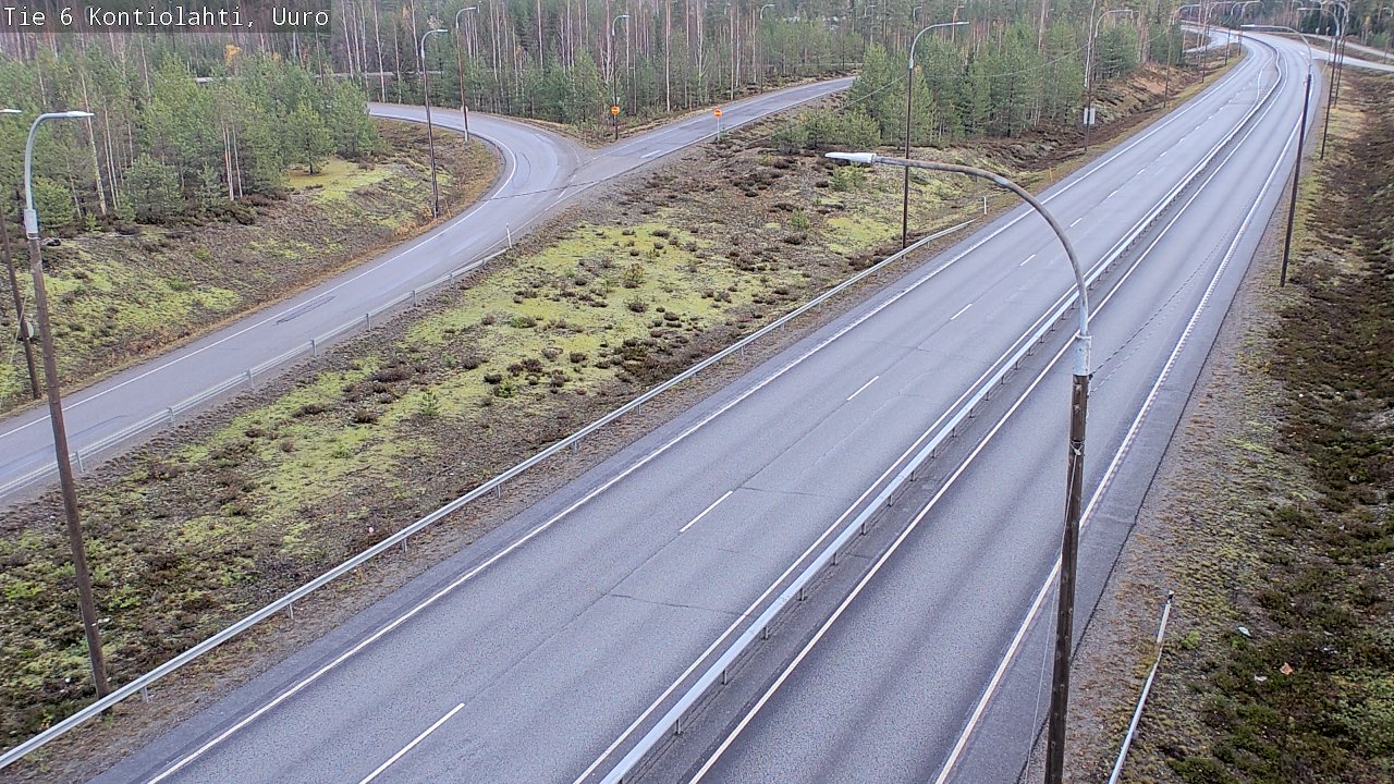 Kelikamerat Kuva Tie 6 Kontiolahti, Uuro, Kontiolahti, Pohjois-Karjala
