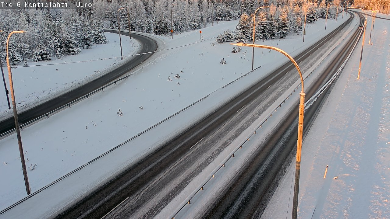 Kelikamerat Kuva Tie 6 Kontiolahti, Uuro, Kontiolahti, Pohjois-Karjala