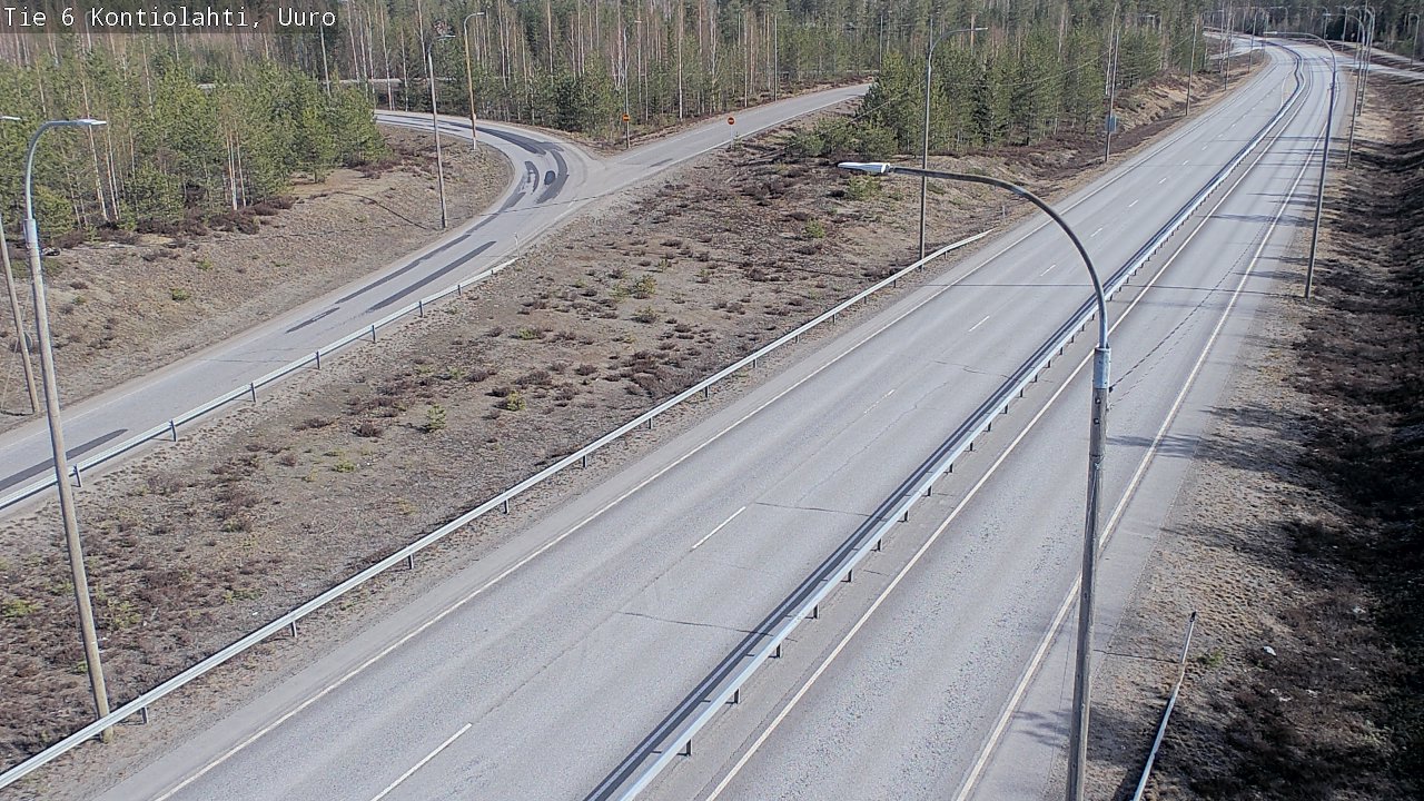 Kelikamerat Kuva Tie 6 Kontiolahti, Uuro, Kontiolahti, Pohjois-Karjala