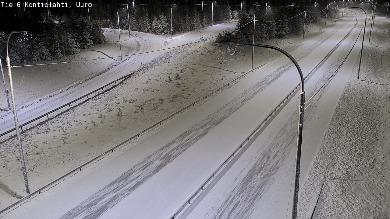 Kelikamerat Kuva Tie 6 Kontiolahti, Uuro, Kontiolahti, Pohjois-Karjala