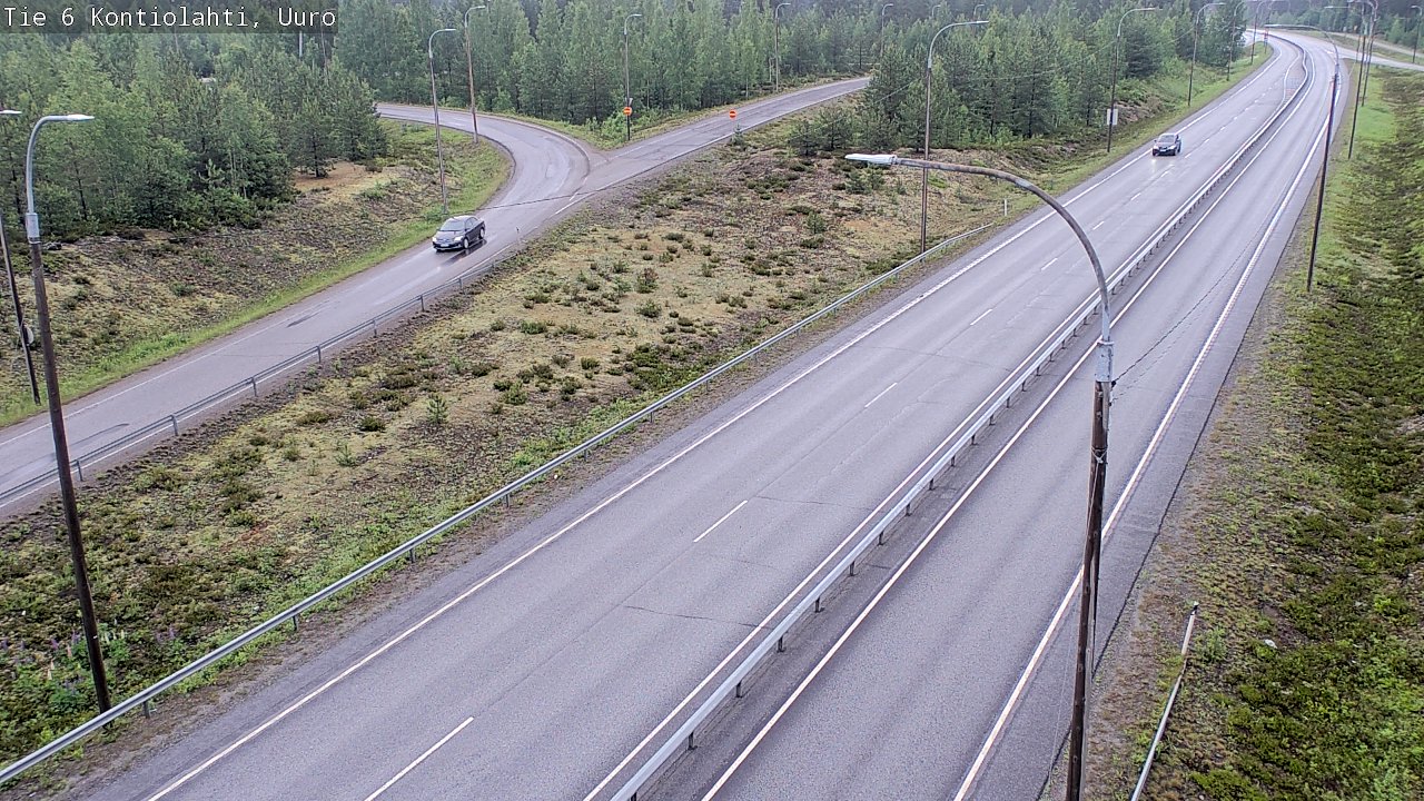 Kelikamerat Kuva Tie 6 Kontiolahti, Uuro, Kontiolahti, Pohjois-Karjala