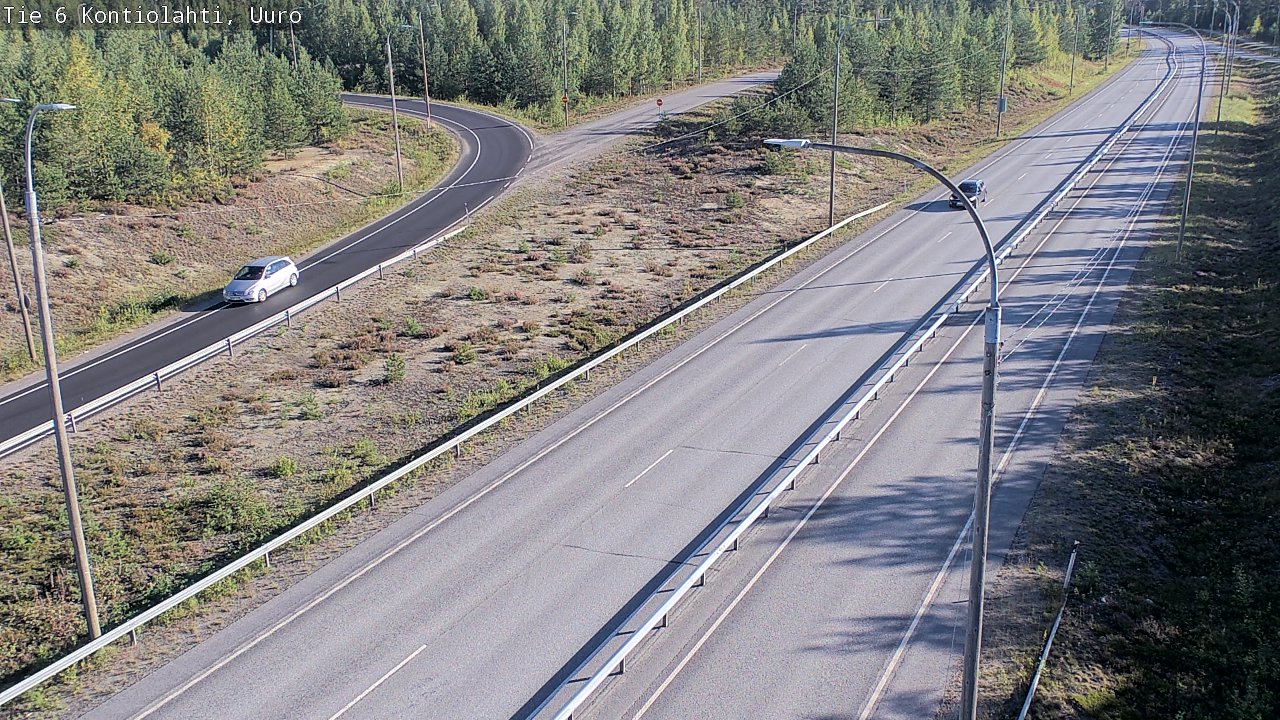 Weather Camera Image Road 6 Kontiolahti, Uuro, Kontiolahti, Pohjois-Karjala