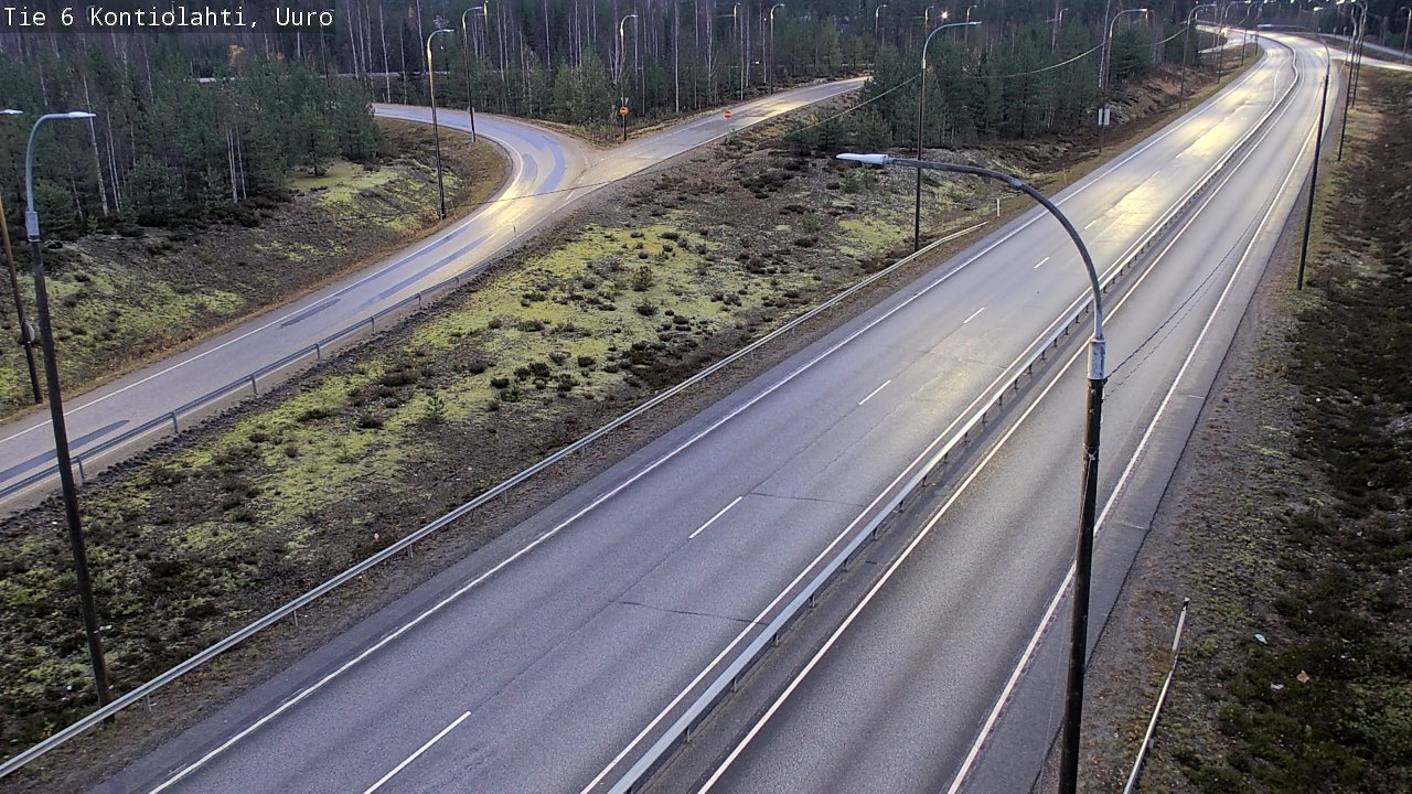 Kelikamerat Kuva Tie 6 Kontiolahti, Uuro, Kontiolahti, Pohjois-Karjala