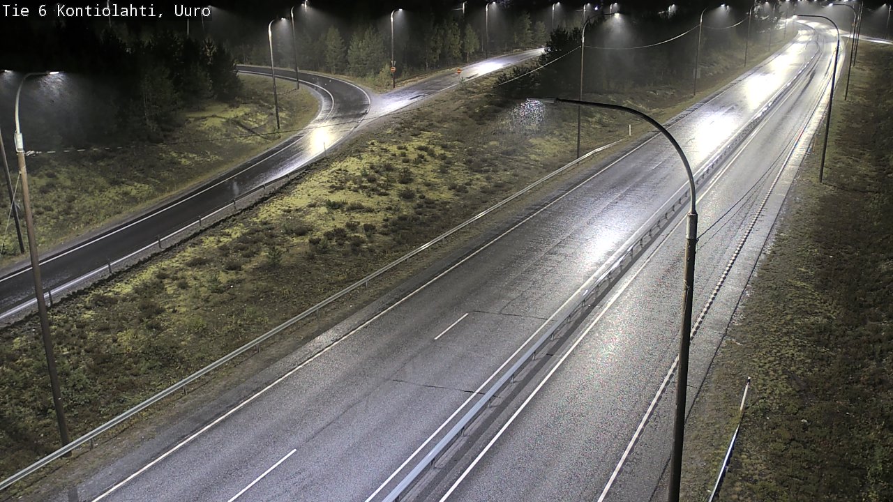 Weather Camera Image Road 6 Kontiolahti, Uuro, Kontiolahti, Pohjois-Karjala