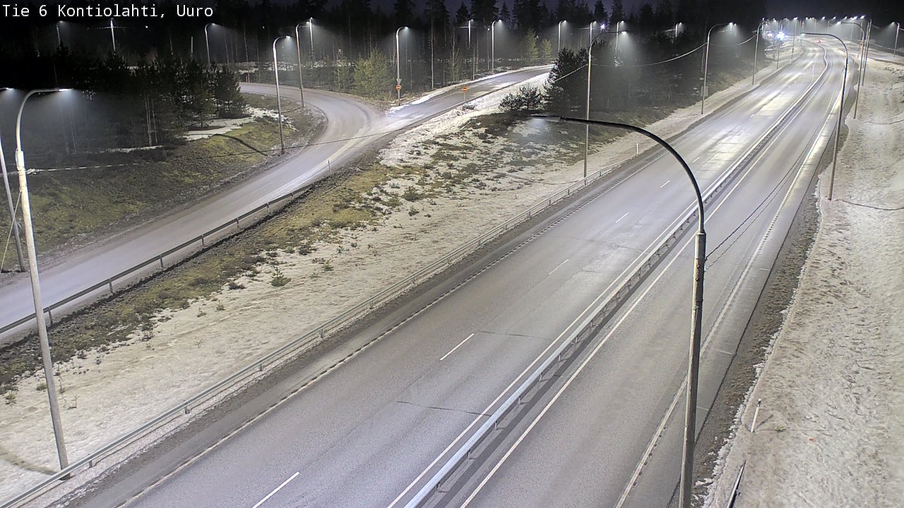 Weather Camera Image Väg 6 Kontiolax, Uuro, Kontiolahti, Pohjois-Karjala