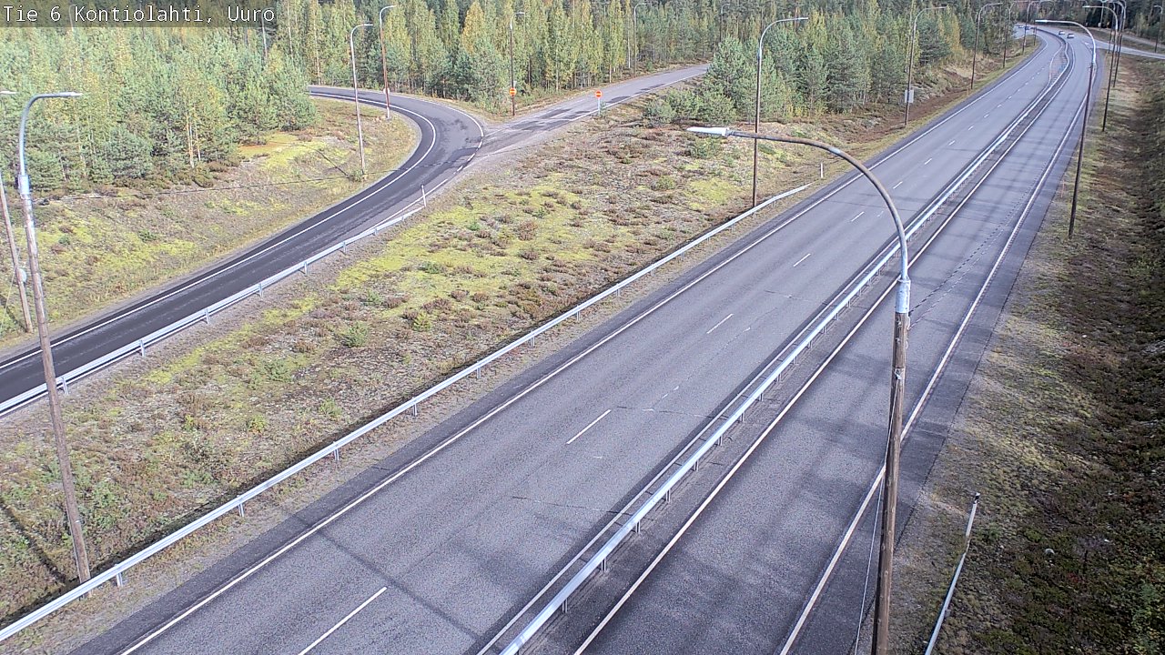 Kelikamerat Kuva Tie 6 Kontiolahti, Uuro, Kontiolahti, Pohjois-Karjala
