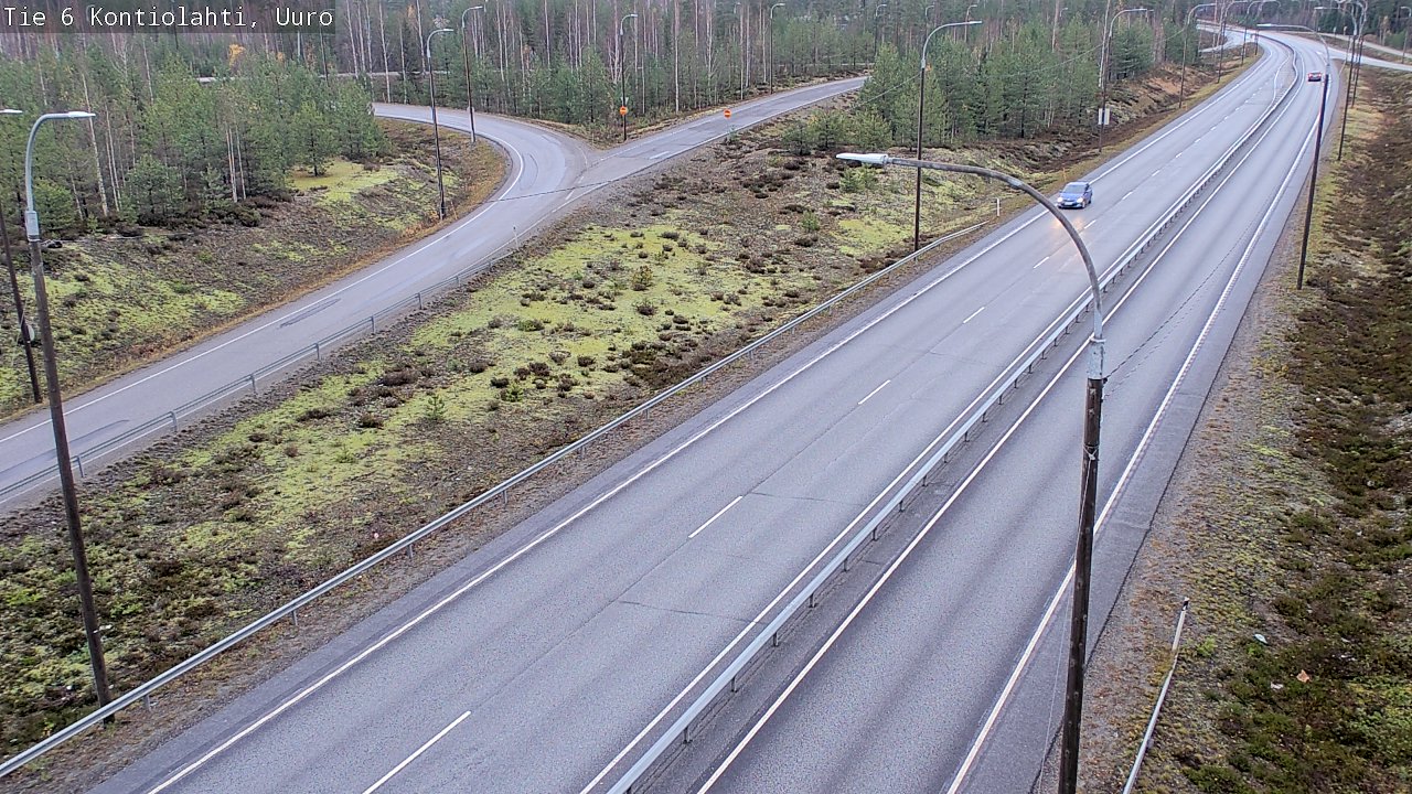 Kelikamerat Kuva Tie 6 Kontiolahti, Uuro, Kontiolahti, Pohjois-Karjala