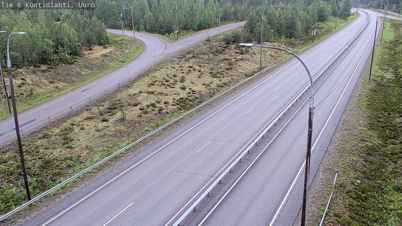 Kelikamerat Kuva Tie 6 Kontiolahti, Uuro, Kontiolahti, Pohjois-Karjala