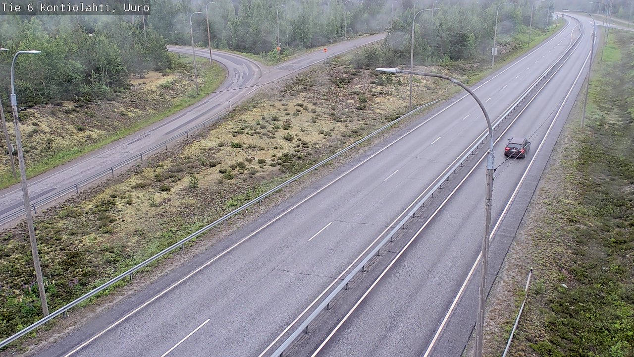 Kelikamerat Kuva Tie 6 Kontiolahti, Uuro, Kontiolahti, Pohjois-Karjala