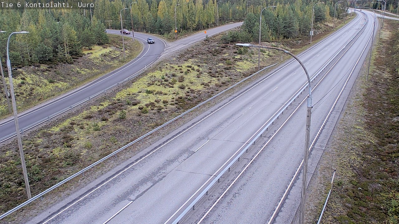 Kelikamerat Kuva Tie 6 Kontiolahti, Uuro, Kontiolahti, Pohjois-Karjala