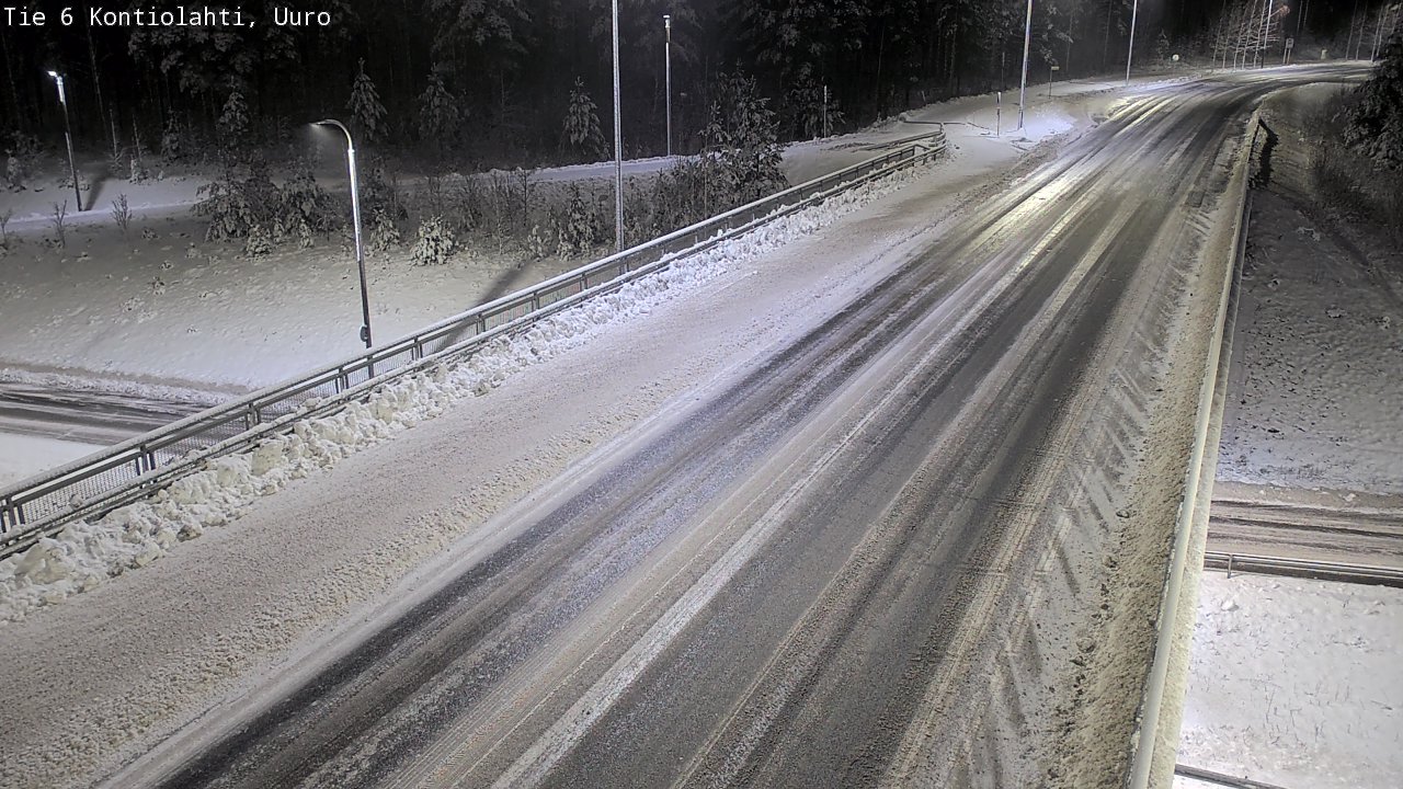 Weather Camera Image Väg 6 Kontiolax, Uuro, Kontiolahti, Pohjois-Karjala