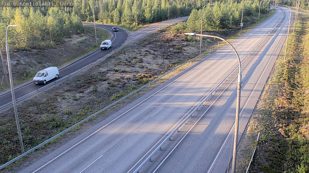 Kelikamerat Kuva Tie 6 Kontiolahti, Uuro, Kontiolahti, Pohjois-Karjala