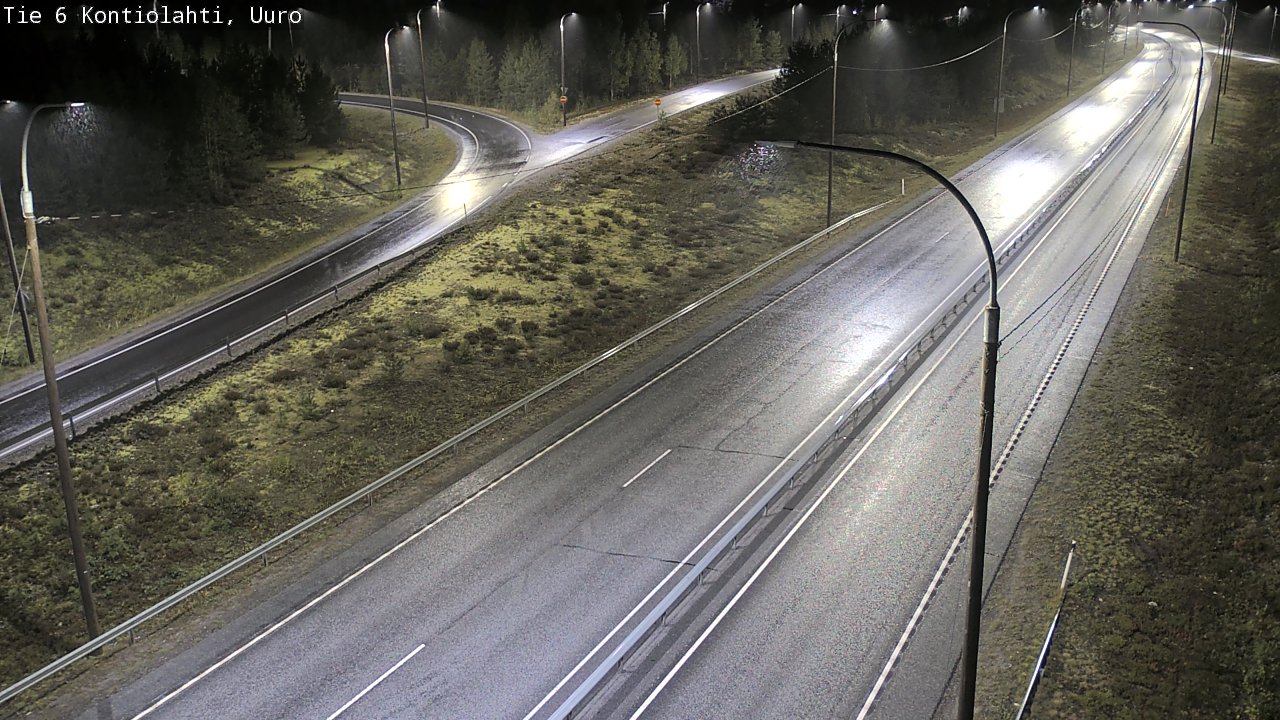 Weather Camera Image Road 6 Kontiolahti, Uuro, Kontiolahti, Pohjois-Karjala