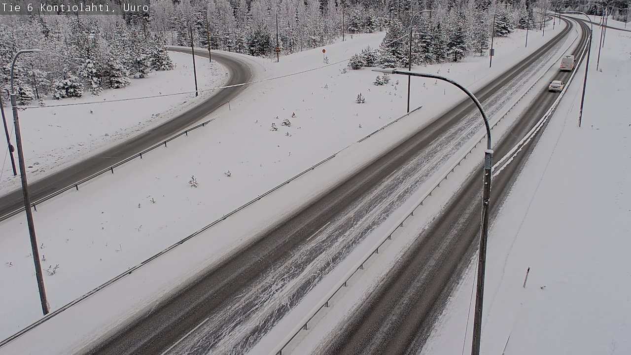 Weather Camera Image Road 6 Kontiolahti, Uuro, Kontiolahti, Pohjois-Karjala