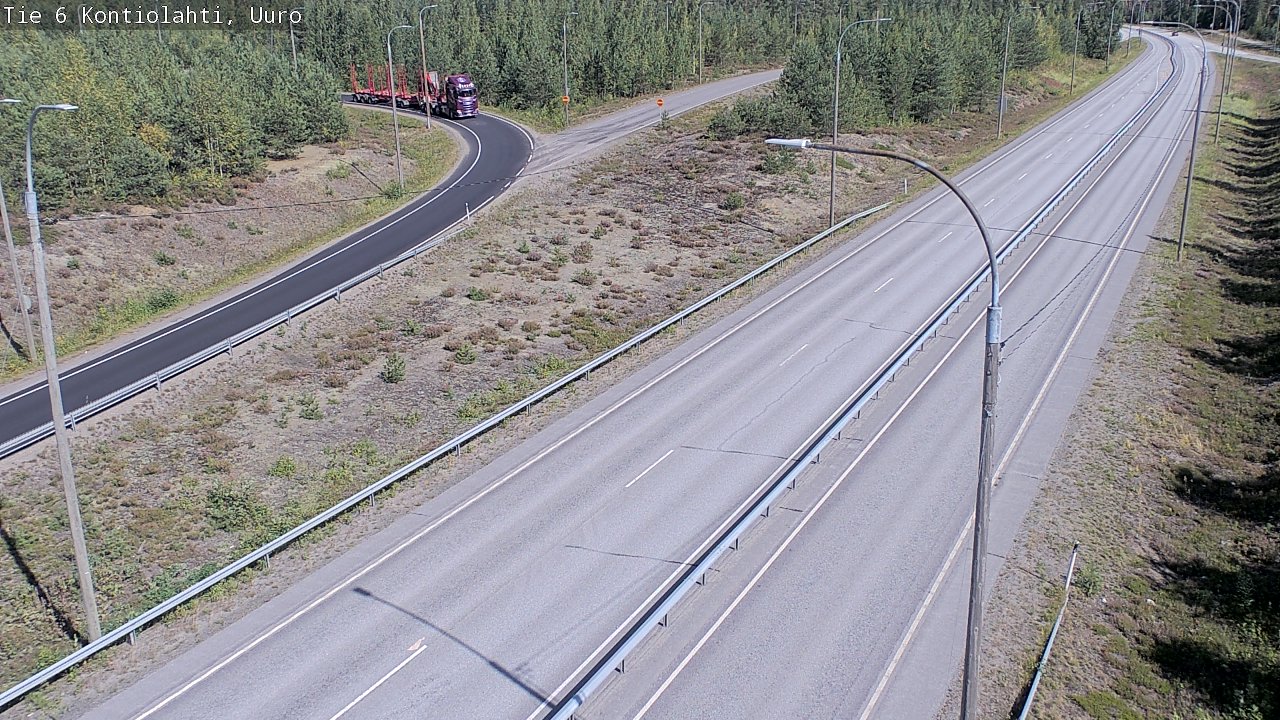 Kelikamerat Kuva Tie 6 Kontiolahti, Uuro, Kontiolahti, Pohjois-Karjala