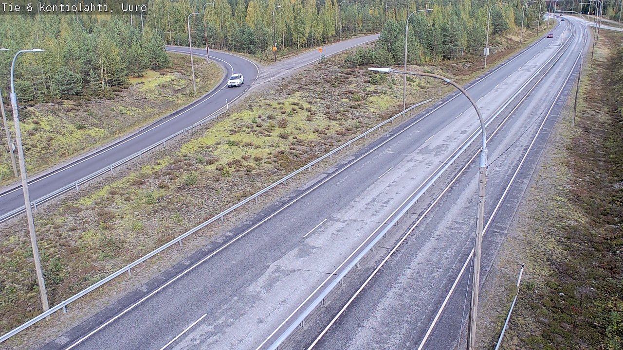 Kelikamerat Kuva Tie 6 Kontiolahti, Uuro, Kontiolahti, Pohjois-Karjala