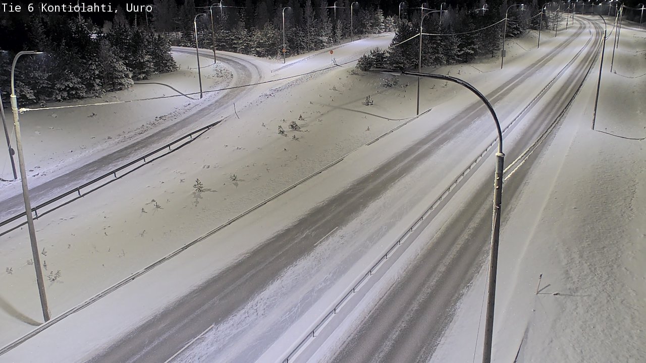 Weather Camera Image Road 6 Kontiolahti, Uuro, Kontiolahti, Pohjois-Karjala