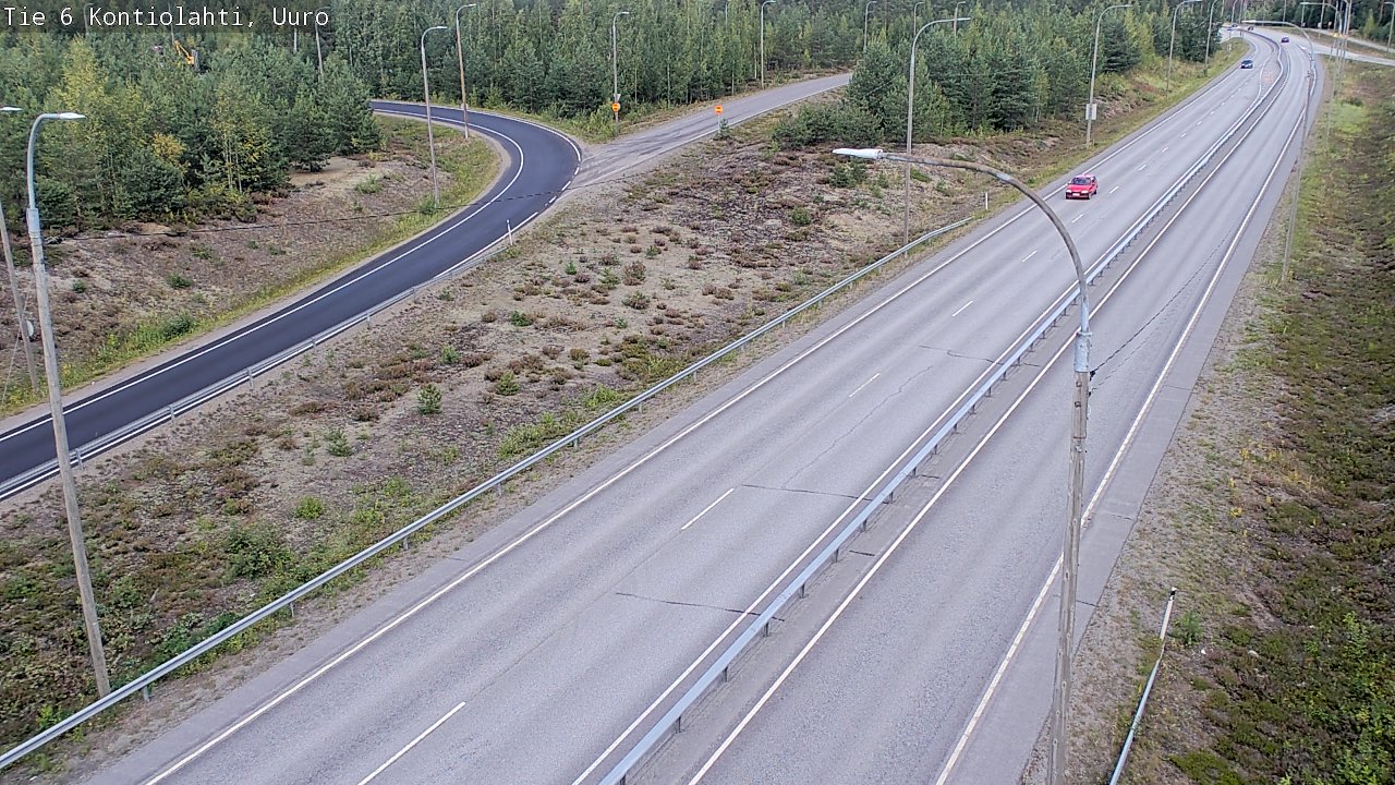 Kelikamerat Kuva Tie 6 Kontiolahti, Uuro, Kontiolahti, Pohjois-Karjala