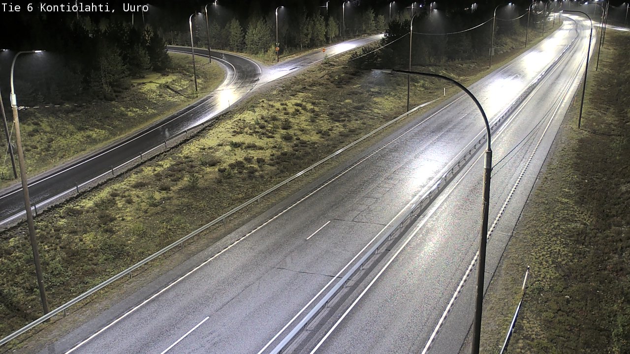 Weather Camera Image Road 6 Kontiolahti, Uuro, Kontiolahti, Pohjois-Karjala