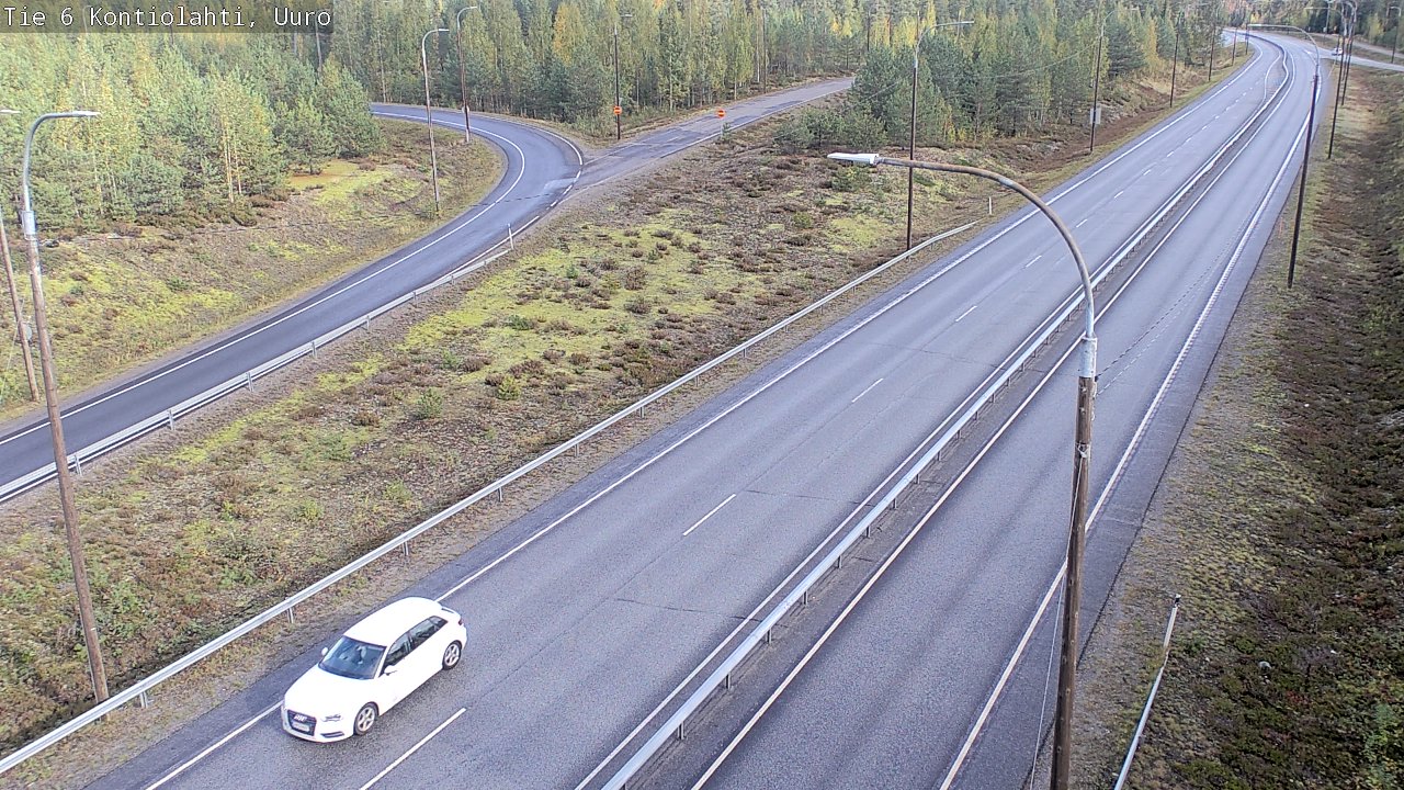Kelikamerat Kuva Tie 6 Kontiolahti, Uuro, Kontiolahti, Pohjois-Karjala