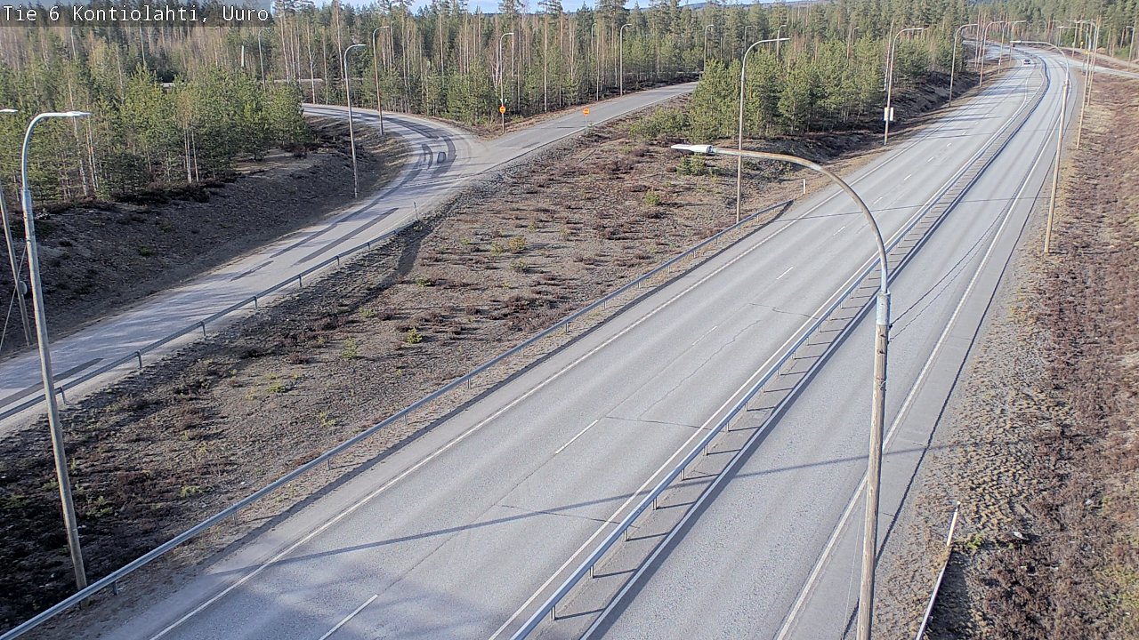 Kelikamerat Kuva Tie 6 Kontiolahti, Uuro, Kontiolahti, Pohjois-Karjala