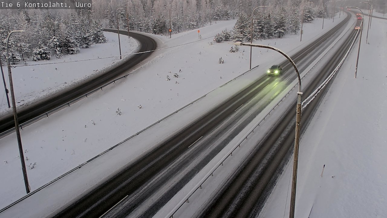 Weather Camera Image Road 6 Kontiolahti, Uuro, Kontiolahti, Pohjois-Karjala
