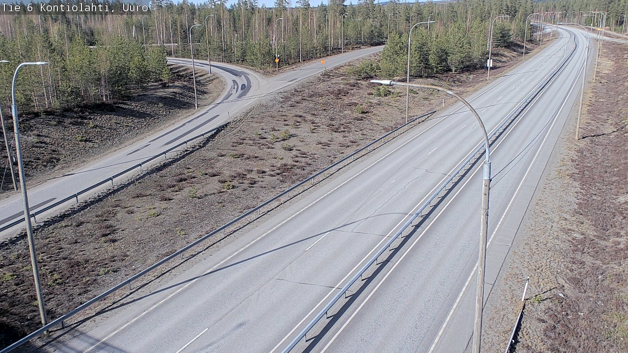 Kelikamerat Kuva Tie 6 Kontiolahti, Uuro, Kontiolahti, Pohjois-Karjala