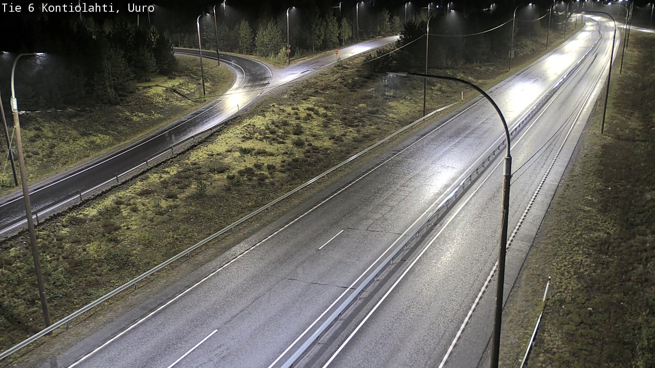 Weather Camera Image Road 6 Kontiolahti, Uuro, Kontiolahti, Pohjois-Karjala