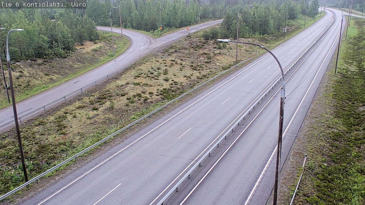 Kelikamerat Kuva Tie 6 Kontiolahti, Uuro, Kontiolahti, Pohjois-Karjala